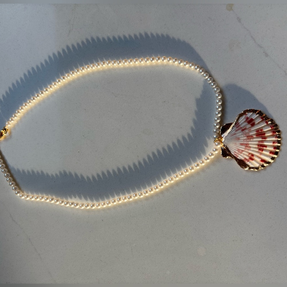 Handmade Dainty Shell Charm Necklace